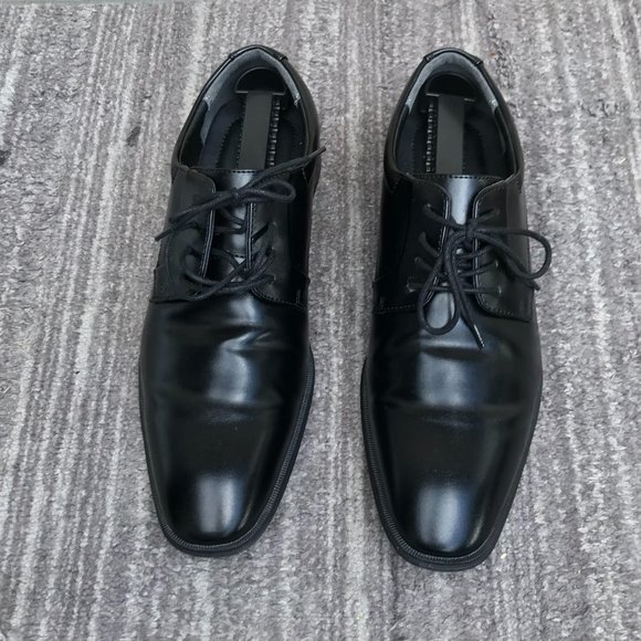Alfani Mens Andrew Lace Up Dress Oxfords, Black, Size 10.5 M - Mens Casual main image 8